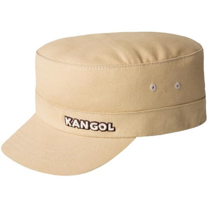Kangol Cotton Twill Army Cap - color: Beige, size: Small-Medium