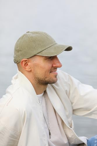 Dad Hat Baseball Cap Unisex Outdoor Unstructured Washed Soft Cotton Mountain Hat - color: Blank,olive