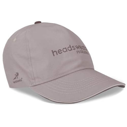 Headsweats Performance Pickleball Hats and Visors - color: Grey, style: Hat