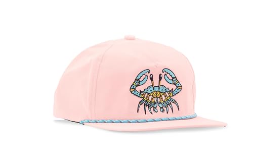Bajío Fishing Hat - Performance, Corduroy and Twill Trucker Snapback - color: Crab - Pink - Performance