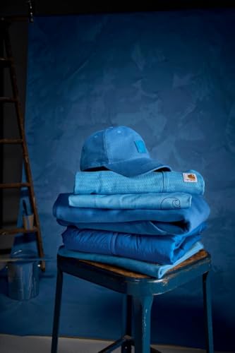 Carhartt mens Canvas Cap - color: Dark Horizon Blue