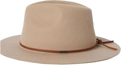 Brixton Men's Marcos Fedora - color: Sand/Brown, size: Large