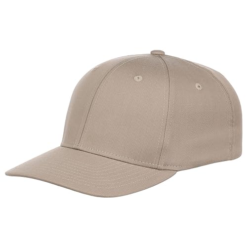 Lids Blank All Star Classic Structured Stretch Fitted Baseball Cap – Curved Bill Hat for Men and Women - color: Khaki, size: Large-X-Large