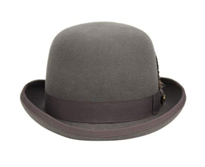 EPOCH Men's Wool Felt Derby Hat - color: Lt Gray, size: X-Large