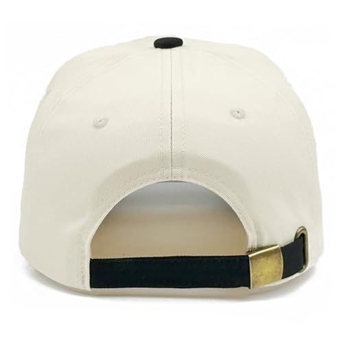 Embroidered Baseball Cap, Cotton Dad Hat, Fun & Heartfelt Stitching, Adjustable Casual Outdoor Hat for Men Women - color: Boy Mom - Black/Beige