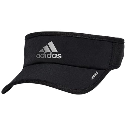 adidas Men's Superlite Visor - color: Black/Silver Reflective/2