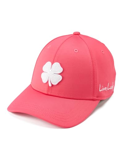Black Clover Premium Flex Cap - color: 144 - (Raspberry/White), size: Small-Medium