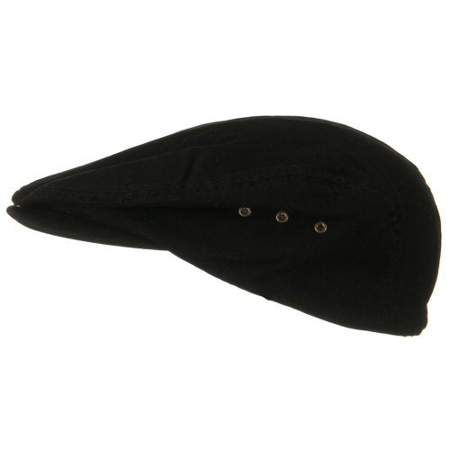 Oversize Washed Canvas Ivy Cap - color: Black