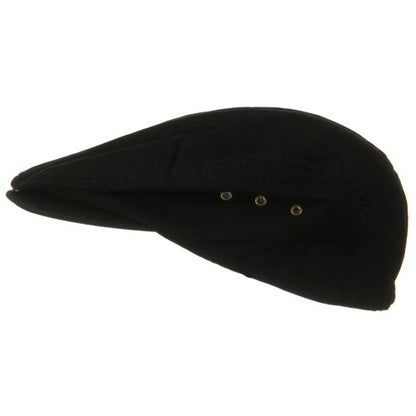 Oversize Washed Canvas Ivy Cap - color: Black