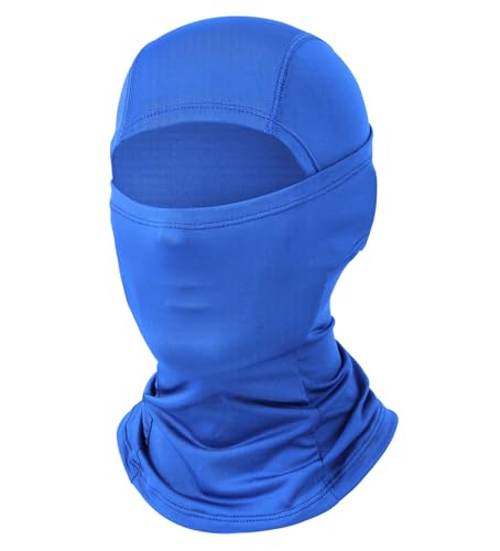 Ski Mask Balaclava Motorcycle Summer Sun UV Protection Face Mask for Men - color: Royal Blue