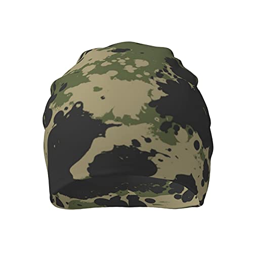 Gamepad Print Slouchy Beanie Skull Caps Chemo Hats Baggy Headwear for Men Women Jogging Cycling - color: Camouflage