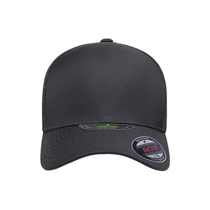 Flexfit Melange Unipanel Trucker Cap - color: Charcoal, size: Small-Medium