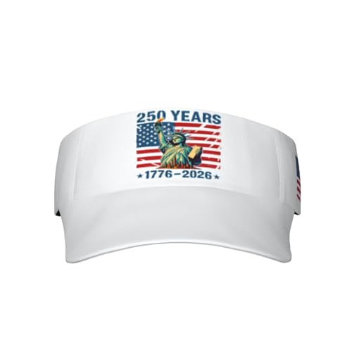 United States 250th Anniversary Hat America Patriotic Visor Caps for Women Men Adjustable Sun Hat - color: Usa 250th Anniversary 7