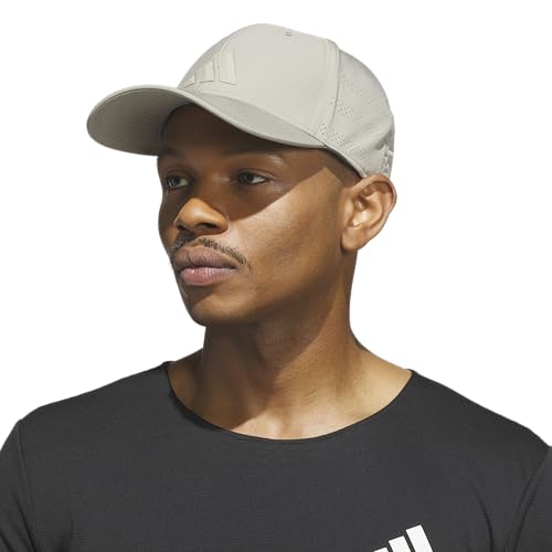 adidas Men's Gameday Stretch Fit Hat - color: Silver Pebble Grey/Feather Grey/5, size: Large-X-Large