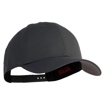 e4Hats.com 6 Panel Low Profile Structured Baseball Cap - color: Charcoal Grey