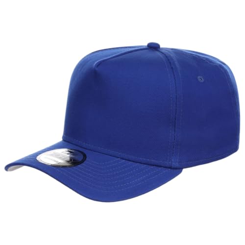 New Era 9FORTY A-Frame Snapback – Blank Custom Cap with Performance Fit from the Icon of Sports and Streetwear Culture - color: Royal Blue