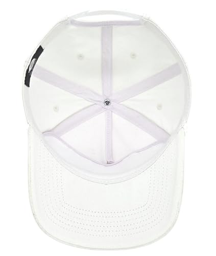 E BY ELIDAN A-Frame Trucker Hat, 5-Panel Blank Snapback - color: White + White Rope