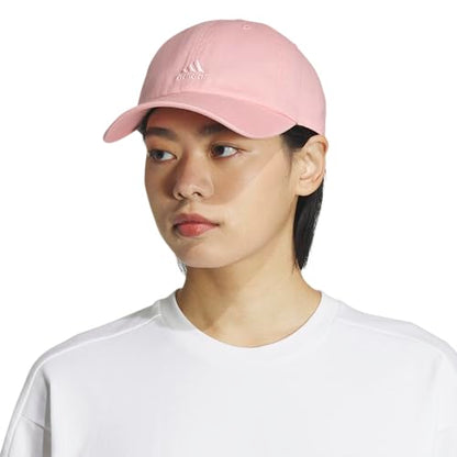 adidas Women's Saturday 2 Hat Baseball Cap - color: Semi Pink Spark/Sandy Pink/2.0