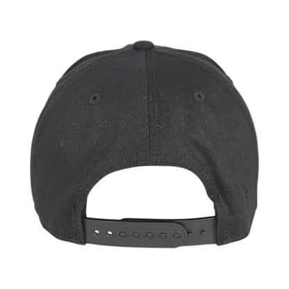 E BY ELIDAN A-Frame Trucker Hat, 5-Panel Blank Snapback - color: Black