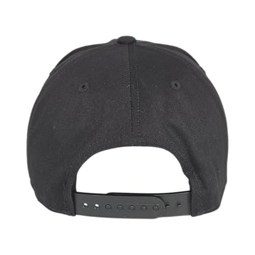 E BY ELIDAN A-Frame Trucker Hat, 5-Panel Blank Snapback - color: Black