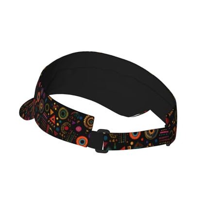 Unisex Adjustable Sports Sun Visor - color: Pattern