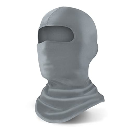 YESLIFE Summer Balaclava Ski Mask for Men&Women, Face Mask - color: Light Grey