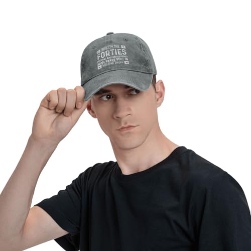 Built in Forties Original and Unrestored Some Parts Hat Women Dad Hat Trendy Hat - color: Gray