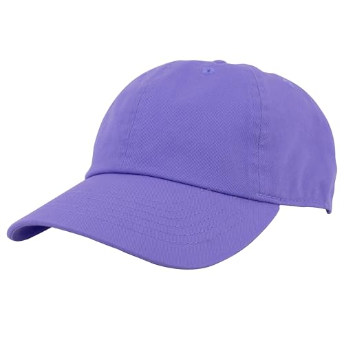 Gelante Baseball Cap Dad Hat 100% Cotton Polo Style Plain Blank Adjustable Size. - color: Lavender