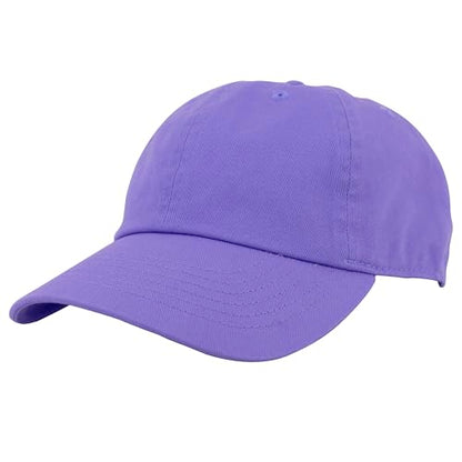 Gelante Baseball Cap Dad Hat 100% Cotton Polo Style Plain Blank Adjustable Size. - color: Lavender