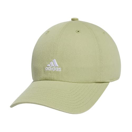 adidas Women's Saturday 2 Hat Baseball Cap - color: Magic Lime Green/White
