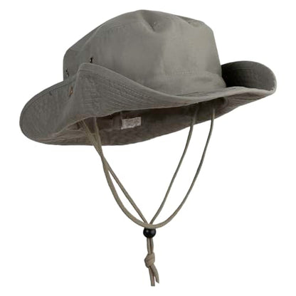 Extra Big Size Brushed Twill Aussie Hats - color: Olive, size: XX-Large-3X-Large