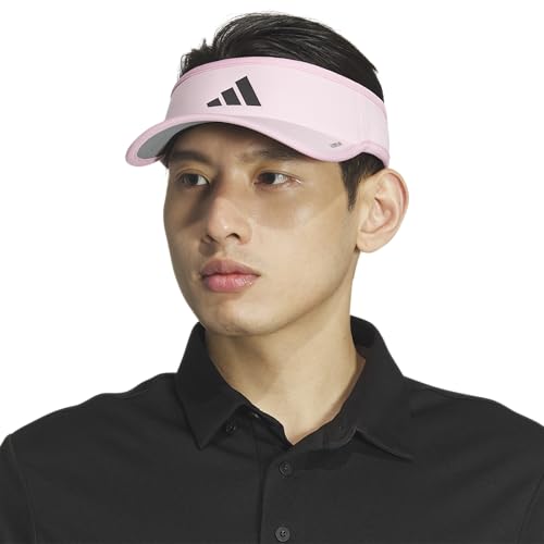 adidas Men's Superlite Visor - color: True Pink/Black/3