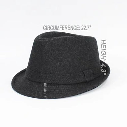 Mens Fedora Hats Classic Manhattan Womens Fedora Hat - color: Grey