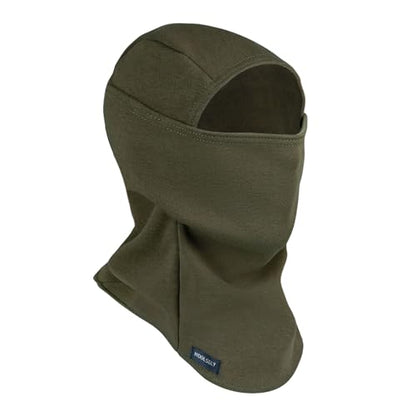KOOLSOLY Ski Mask Balaclava Cold Weather Warm and Fleece Face Mask Neck Warmer Full Face Mask for Men&Women - color: Army Green