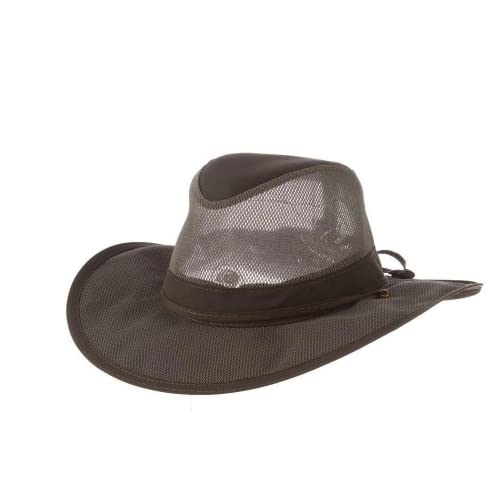 Dorfman Pacific Men's 1 Piece Suplex Pinch Front Safari Hat - color: Charcoal, size: X-Large