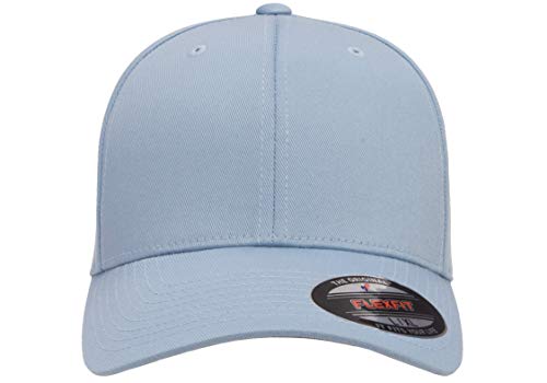 Flexfit Men's Athletic Baseball Fitted Cap - color: Carolina Blue, size: Large-X-Large