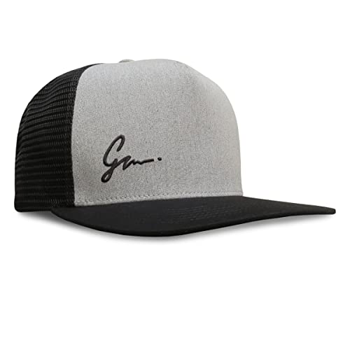 Grace Folly Trucker Hat for Men & Women. Snapback Mesh Caps - color: Black & Gray