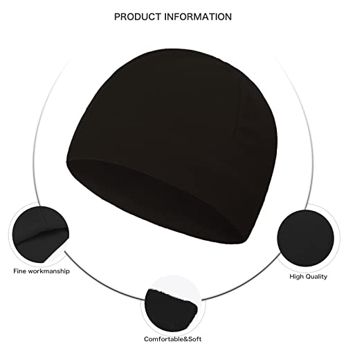 Wild Tribe Synthetic Microfleece Tactical Polartec Watch Cap Fleece Youth Mens Winter Warming Hat Military Skull Cap Beanie - color: Black