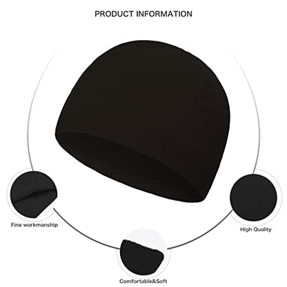 Wild Tribe Synthetic Microfleece Tactical Polartec Watch Cap Fleece Youth Mens Winter Warming Hat Military Skull Cap Beanie - color: Black