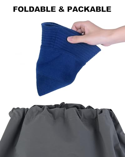 GADIEMKENSD Winter Bucket Hat - Premium Wool, Packable, Plain Colors, Unisex Warm Hat - color: Blue 2.0, size: Medium