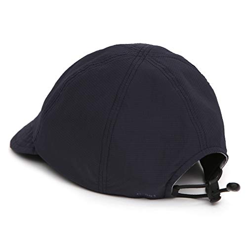 UNDERCONTROL Colorful Cycling Supplex Cap UPF 40 Low Profile Short Brim Foldable Quick Dry Outdoor Sports Adjustable hat - color: Urh-c-001-xanadu-navy