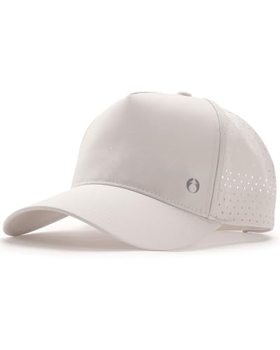FURTALK Quick Dry Trucker Hat Breathable Laser Cut Mesh-Back Baseball Cap - color: Off-white