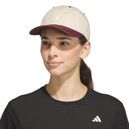 adidas Womens Saturday Cap Casual - Black - color: Crystal Linen Beige/Maroon/Off White/3