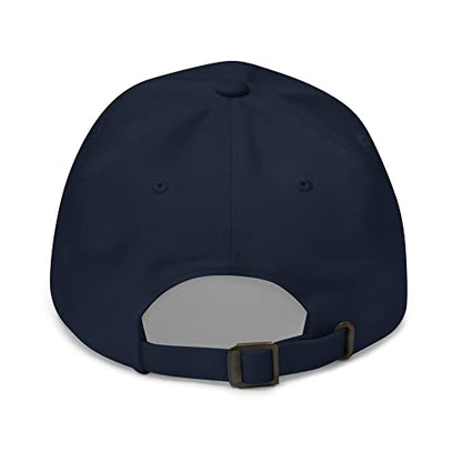 NX Feral Embroidered Curved Bill Cap Relaxed Fit Low Crown Adjustable Dad Hat - color: Navy