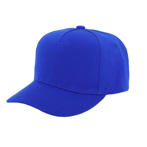 5-Panel Baseball Cap for Workouts, Hiking, Outdoor Sports, Customizable DIY Design, All-Season Comfort Fit, Adjustable - color: Blue