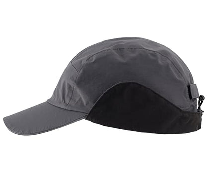 Connectyle Men's Water-Resistant Winter Hat Reflective Fleece Lined Earflap Cap Warm Baseball Sports Hat - color: Dark Grey