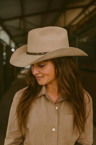 Gamboa Horsehair Hat Band for Cowboy Hats - color: Red and Gray
