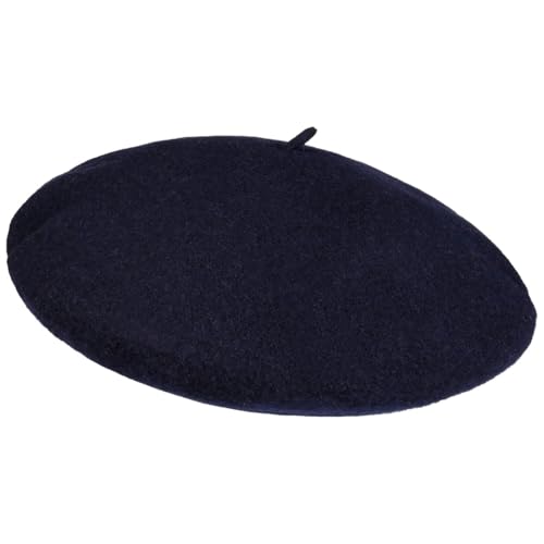 Seeberger Virgin Wool Beret for Women Women - Made in The EU - color: Navy, size: 6 7/8