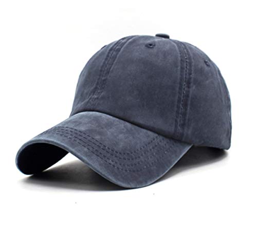 Mommy Jennie Unisex Vintage Washed Distressed Baseball-Cap Twill Adjustable Dad-Hat - color: A05-navy