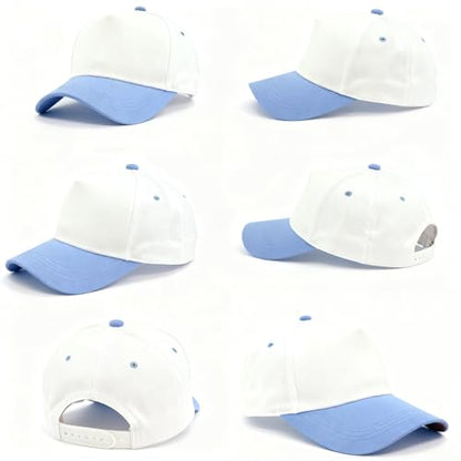 Hat Funny Embroidered Trucker Hat Adjustable Two Tone Snapback Canvas Baseball Cap for Womens - color: Blue-you Love Me
